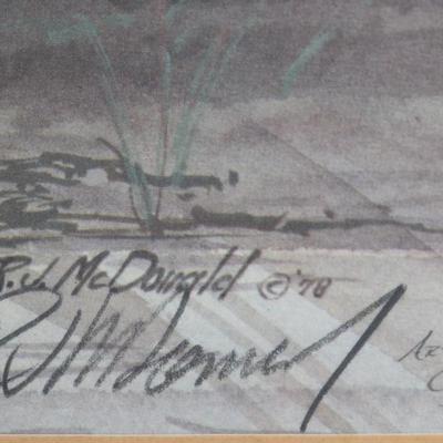 Signed "Artist's Copy" by Ralph McDonald