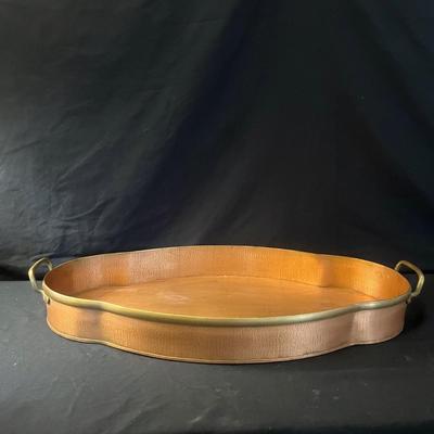 Copper Serving Tray & More Hammered Copper (LR-MG)