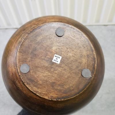 Pair of Wooden Indian Vases (2058B-KD)