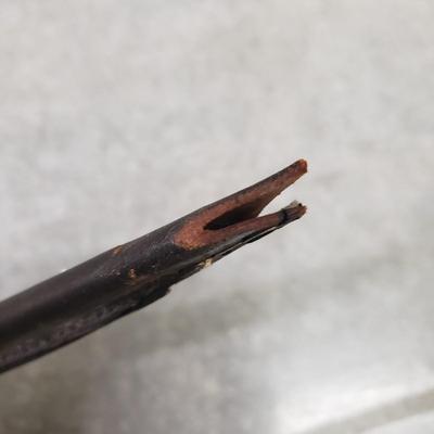 Metal and Bone Handle Dagger (2058B-KD)