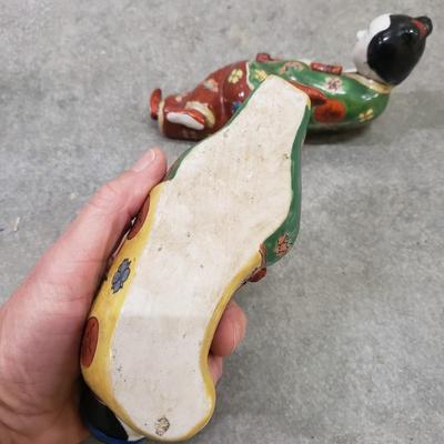 Two Pairs of Asian Figurines, Bowls, Lamp and More (2058F-KD)