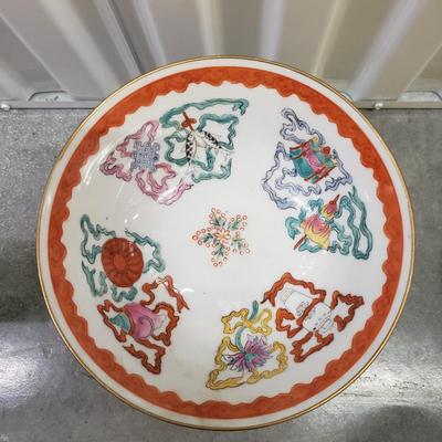 Two Pairs of Asian Figurines, Bowls, Lamp and More (2058F-KD)