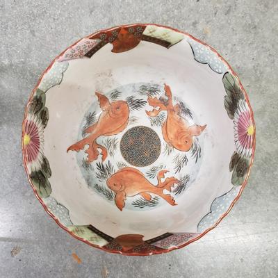 Two Pairs of Asian Figurines, Bowls, Lamp and More (2058F-KD)