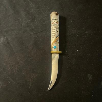 Onyx Aztec Statuettes & Southwest Style Letter Opener (LR-MG)