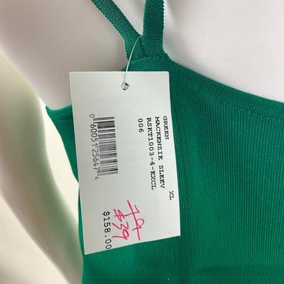 296 New INTERMIX MANNING CARTEL No limits Rib Knit Camisole Green