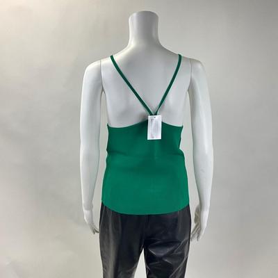 296 New INTERMIX MANNING CARTEL No limits Rib Knit Camisole Green