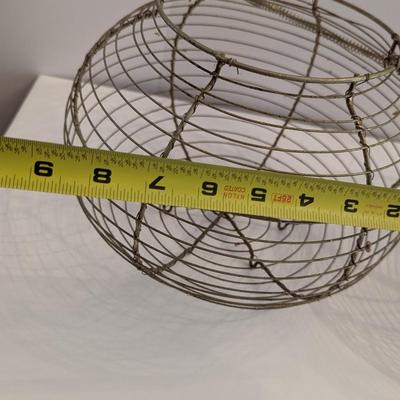 Large Wire Egg Basket Storage