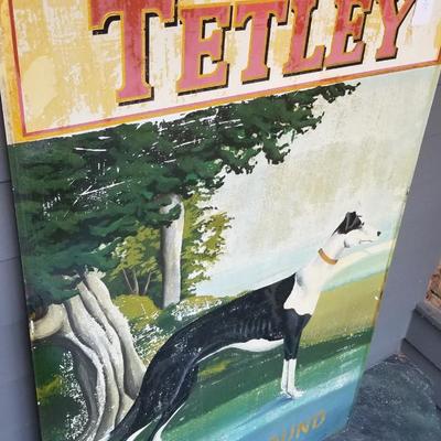 Tin Tetley Sign