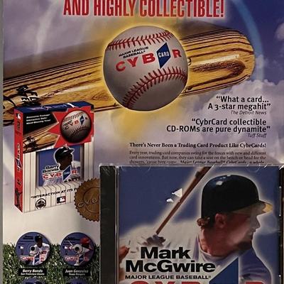 Mark McGwire Cyber Card. 5x6 inches