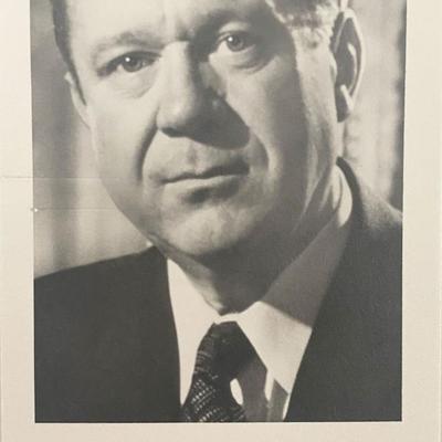 US Senator Russell Long signed photo