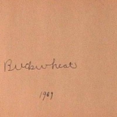 Buckwheat "Our Gang" signature slip