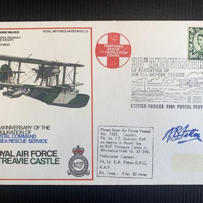 Keith B Fitton signed first day cover