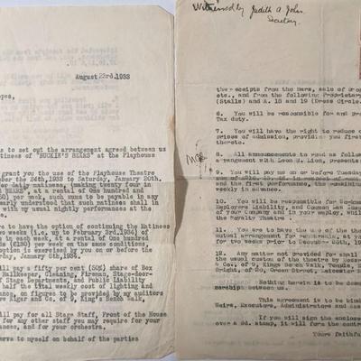 Marie C. Stopes Signed Letter