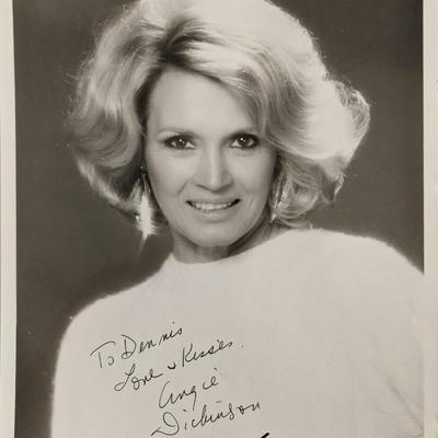 Angie Dickinson Signed Photo