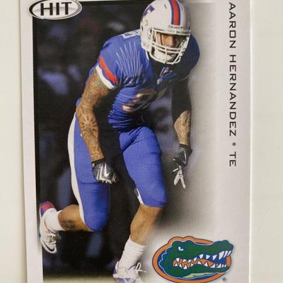 Aaron Hernandez University of Florida Gators 2010 Sage HIT #22 Trading Card