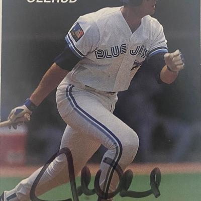 John Olerud Signed Card. 