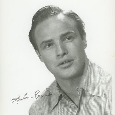 Marlon Brando signed photo. GFA Authenticated