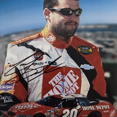 Tony Stewart Signed NASCAR Photo