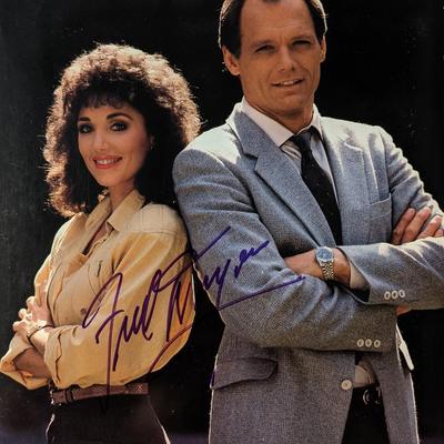 Fred Dryer signed framed photo