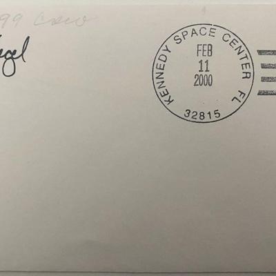 Astronaut Kevin Kregel envelope with signature