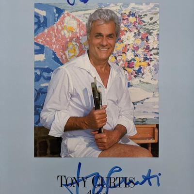 Tony Curtis Signed Promotional Booklet