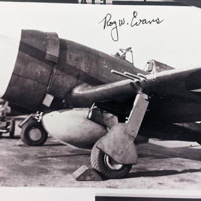 Roy William Evans signed photo