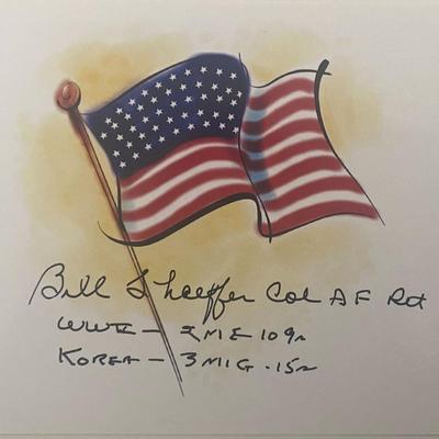Bill Shaeffer signed card