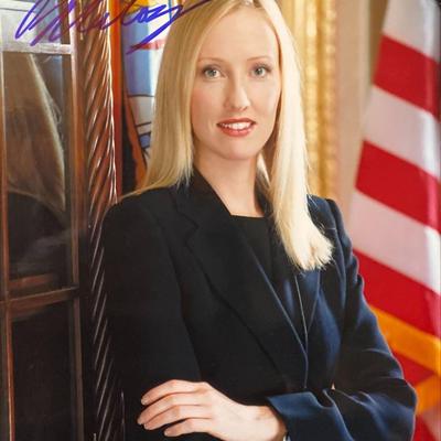 The West Wing Janel Moloney signed photo