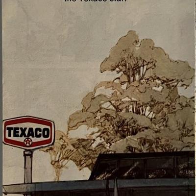 Texaco California road map. 18x24 inches