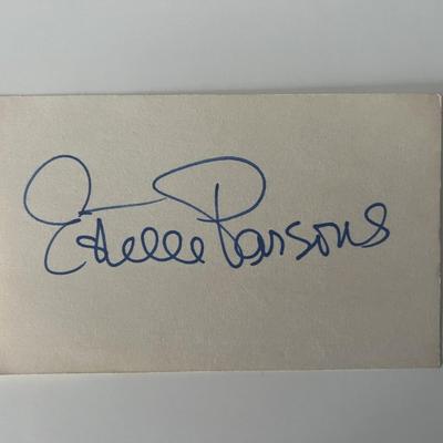 Estelle Parsons original signature