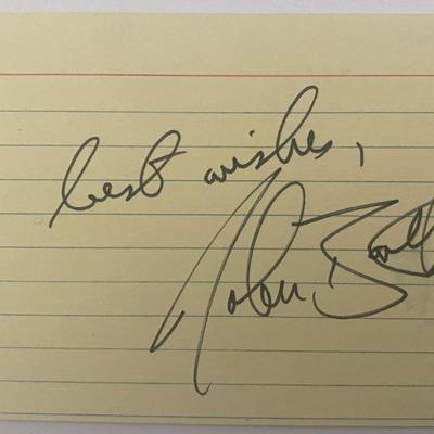 Novelist John Ball Signature