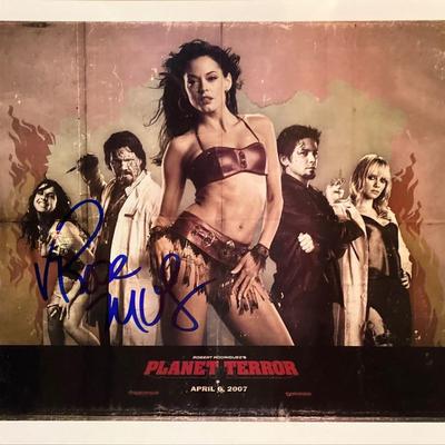 Planet Terror Rose McGowan signed movie photo