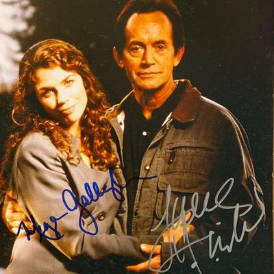Millennium Lance Henriksen and Megan Gallagher signed photo
