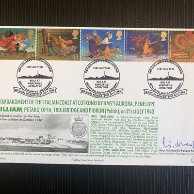 Ronald Forrest signed first day cover