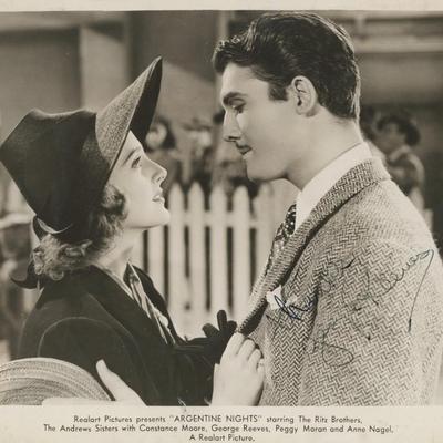 George Reeves signed movie photo. GFA Authenticated