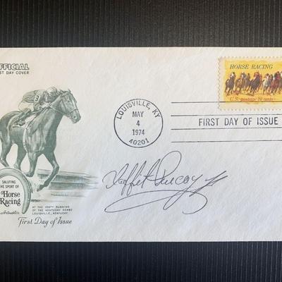 Laffit Pincay signed first day cover