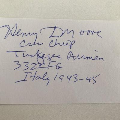An American Werewolf in Paris Henry L. Moore original signature