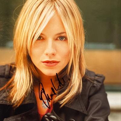Sienna Miller signed photo
