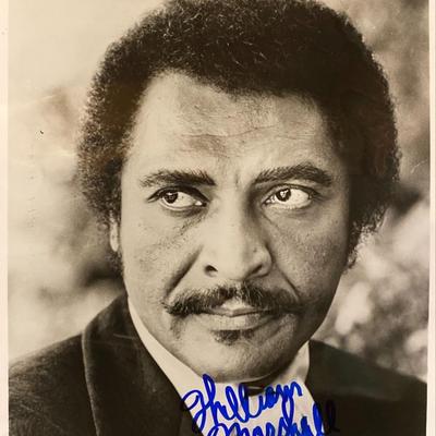 William Marshall signed photo 
