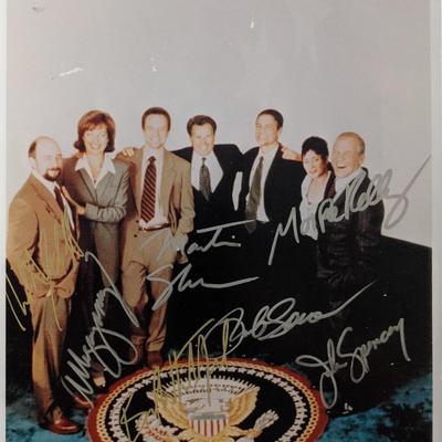 The West Wing Cast Signed Photo
