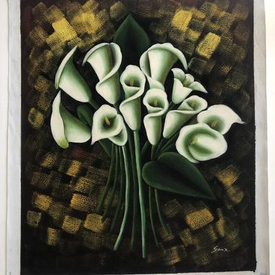 Peace Lillies original painting on canvas