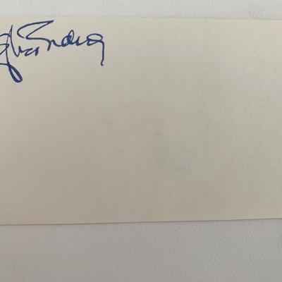 Silvia Sidney original signature