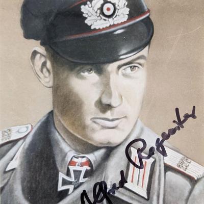 Alfred Regeniter signed photo