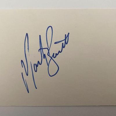 Baseball Player Marty Barrett autograph