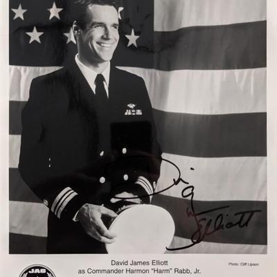 David James Elliott Signed Photo