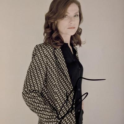 Isabelle Huppert signed photo