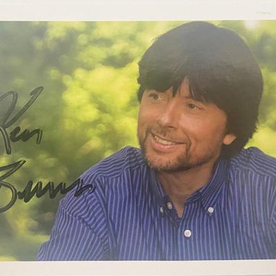 Filmmaker 
Ken Burns Signed Photo