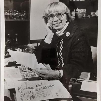 Dr. Stella Nowicki Signed Photo