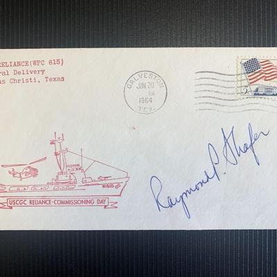 Raymond P Shafer signed first day cover