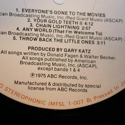 STEELY DAN " KATY LIED" 1975 ABC RECORDS ORIGINAL MASTER RECORDING